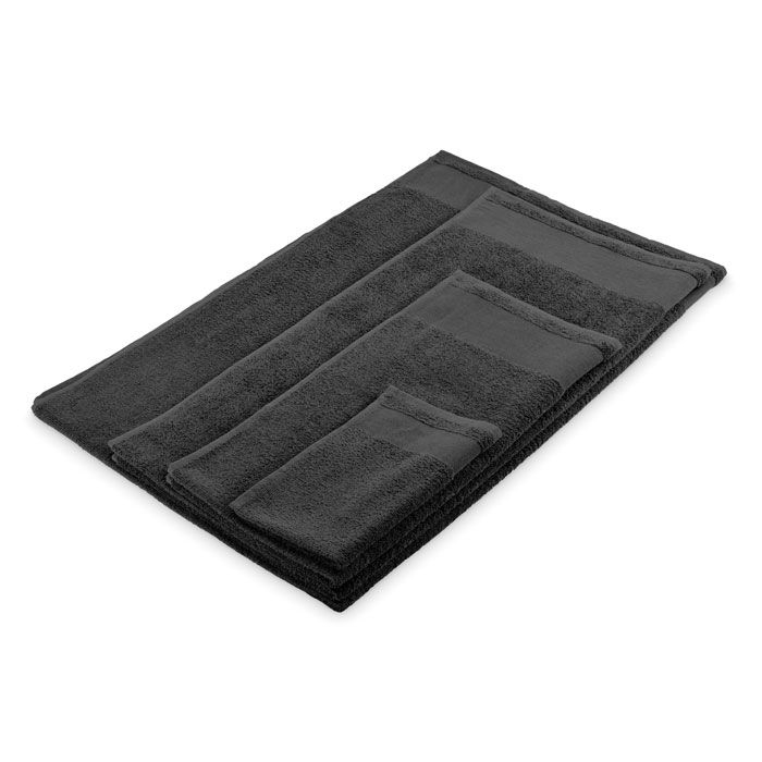 MO2765-03Island 50 Handtuch Baumwolle 50X100cm_ schwarz