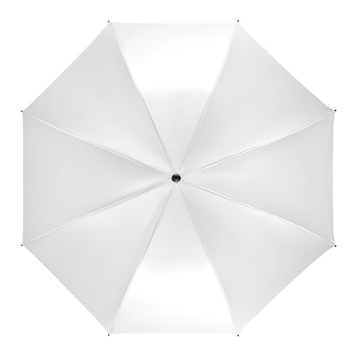 MO6175-06Grusa Regenschirm mit ABS Griff_ Weiss