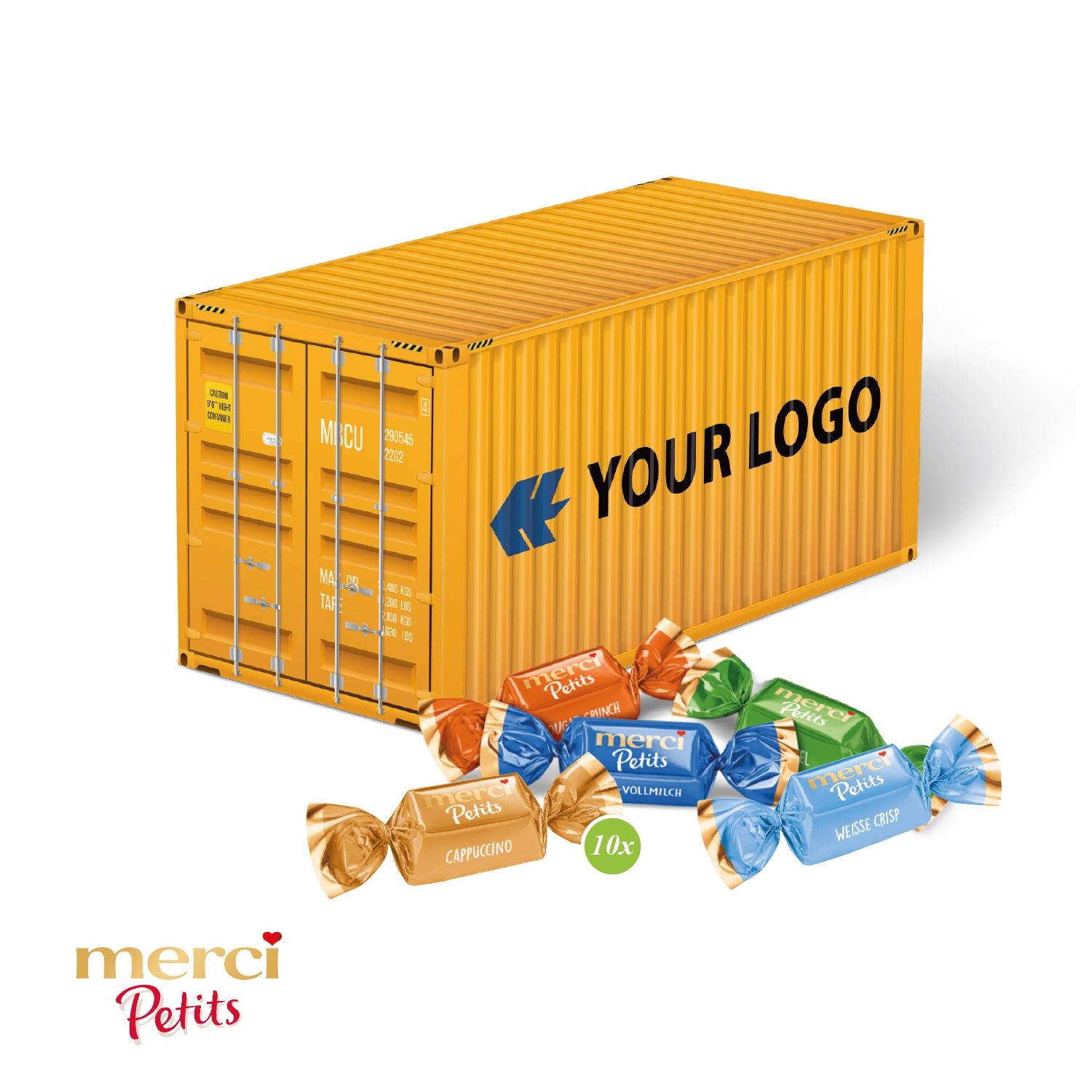 CD916903D Praesent Container mit Merci Petits