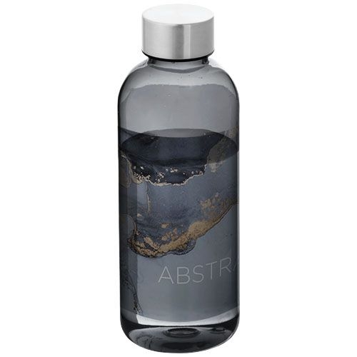 PF100289-1Spring 600 ml Trinkflasche_ transparent schwarz