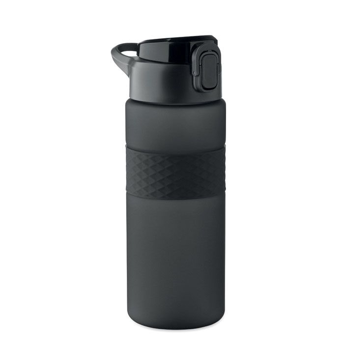 MO2755-03Isjforden Trinkflasche RPET 700ml_ schwarz