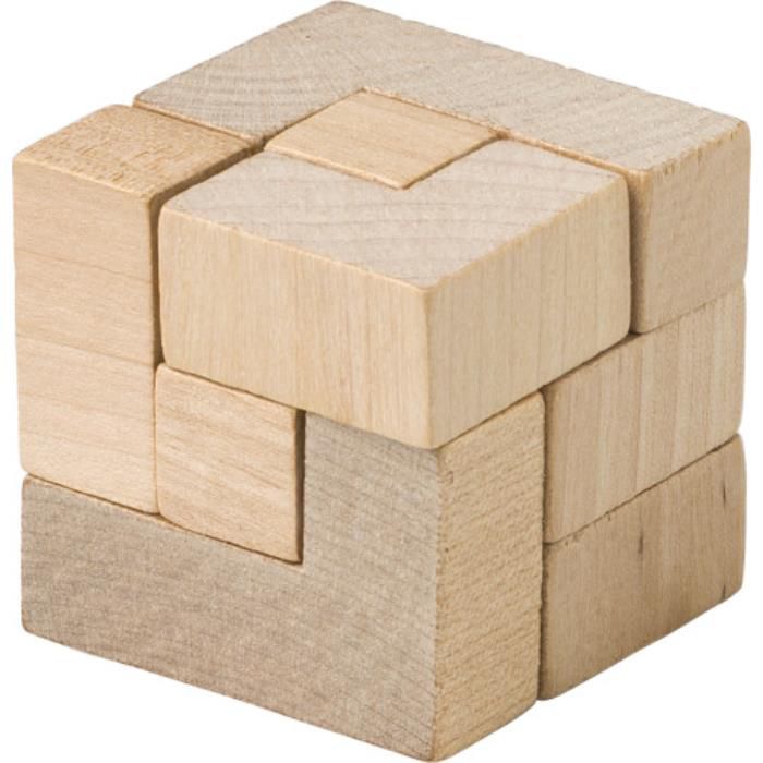 GI749996Wuerfelpuzzle aus Holz Amber