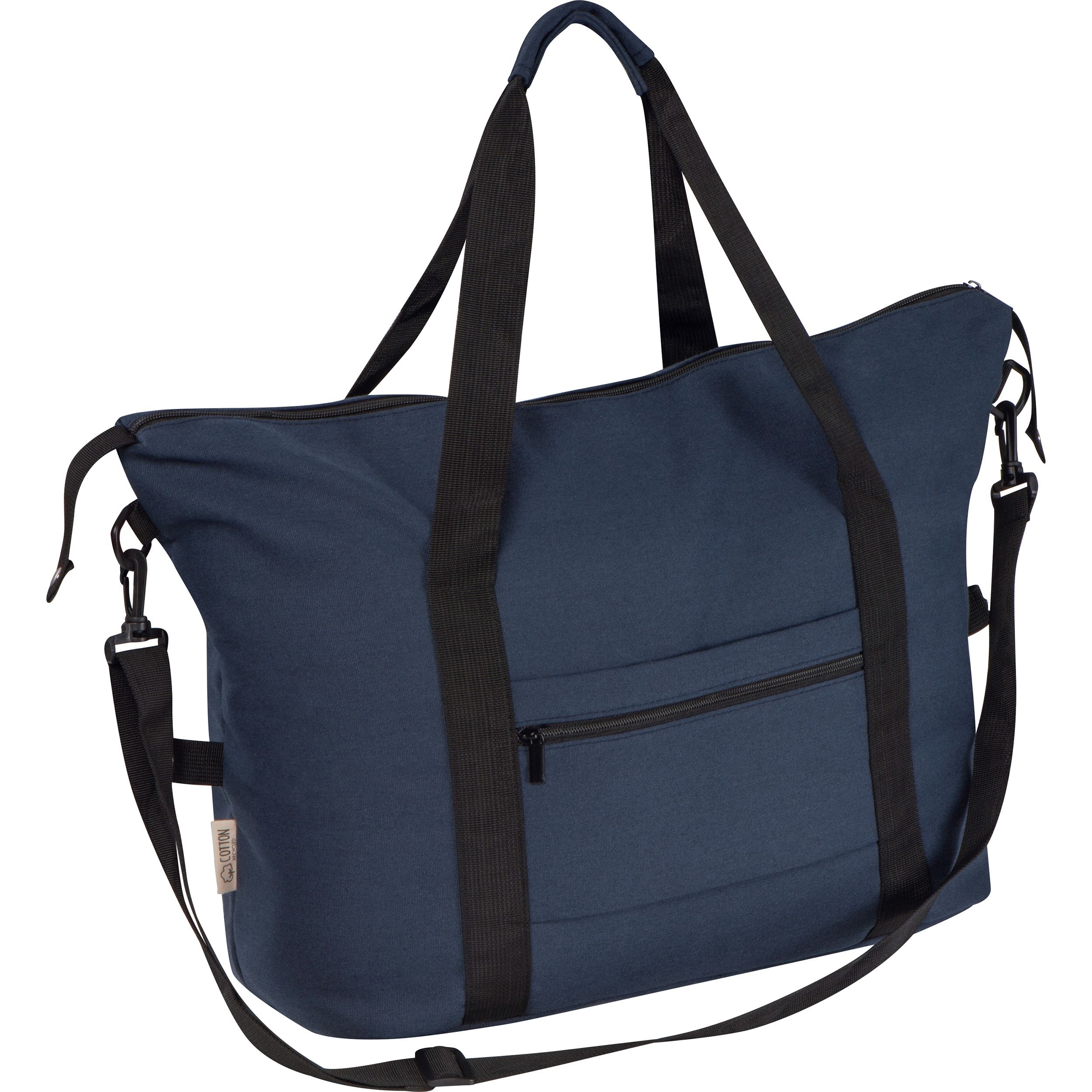 MA64394-44Duffel Bag aus recycelter Baumwolle WESLEY_ dunkelblau