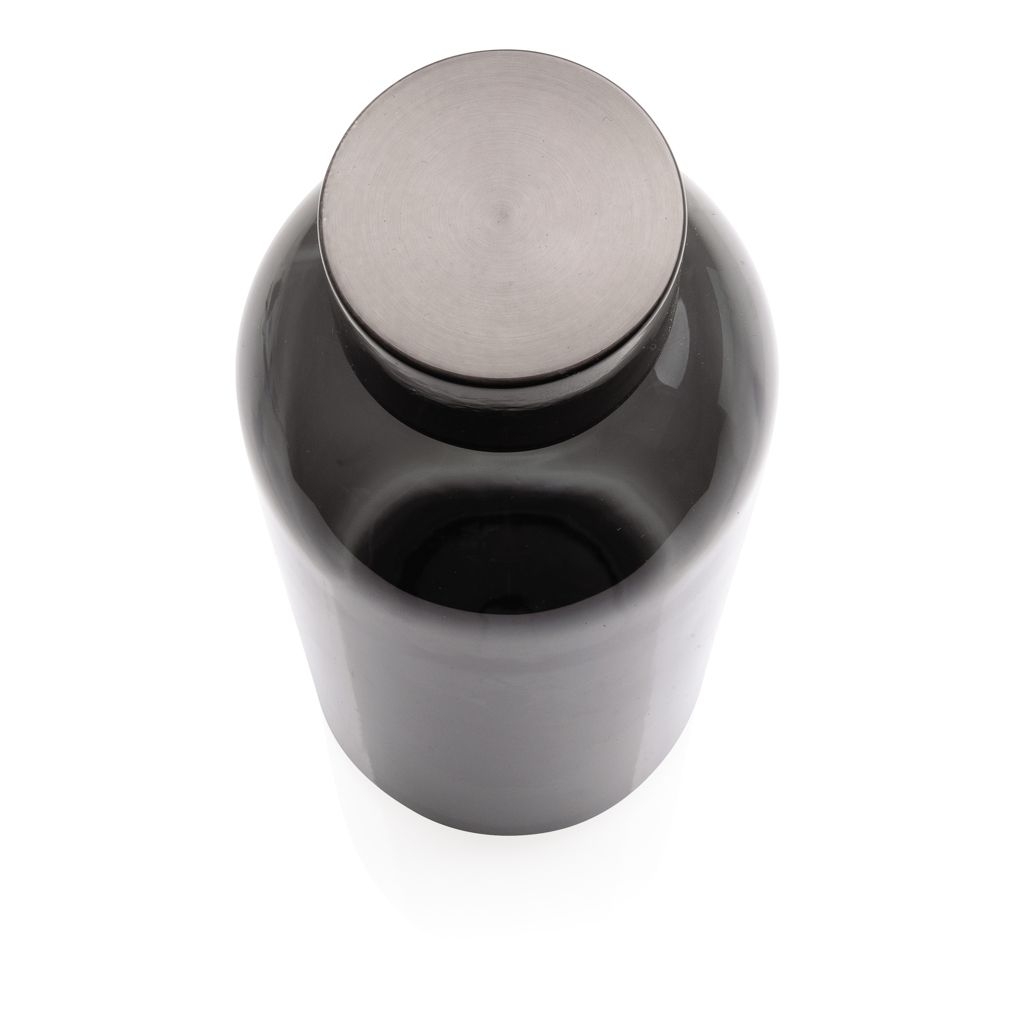 XDP433.44-1Auslaufsichere Trinkflasche mit Metalldeckel_ schwarz