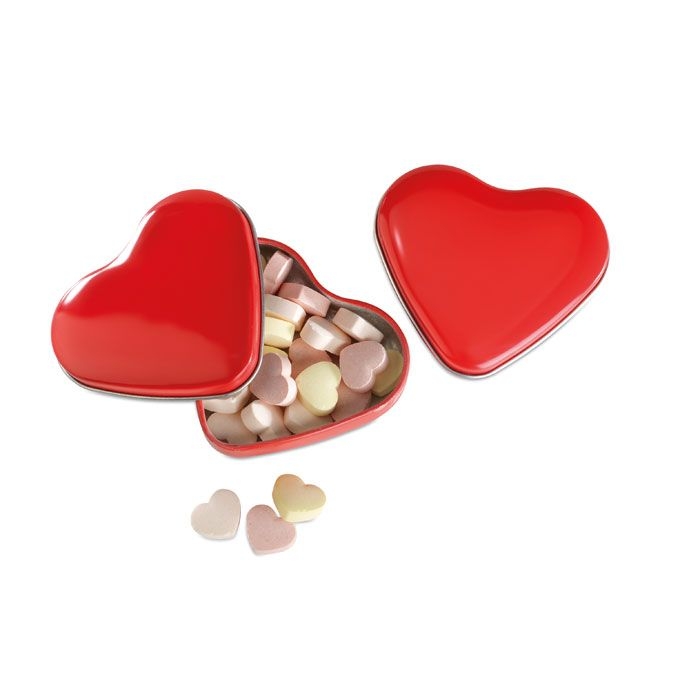 MO7234Lovemint Herzdose mit Bonbons