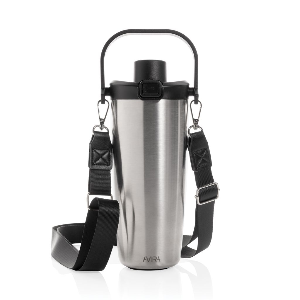XDP438_11-02Avira Ayala Crossbody Duosip Becher aus RCS rec. Stahl_ silber