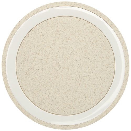 PF124136-1Naka kabelloses 5W Ladepad aus Weizenstroh_ beige