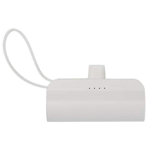 PF124472-1Alnair 10 W 5000 mAh Typ C Powerbank aus recyceltem Kunststoff mit integriertem Klappstaender und 2 i