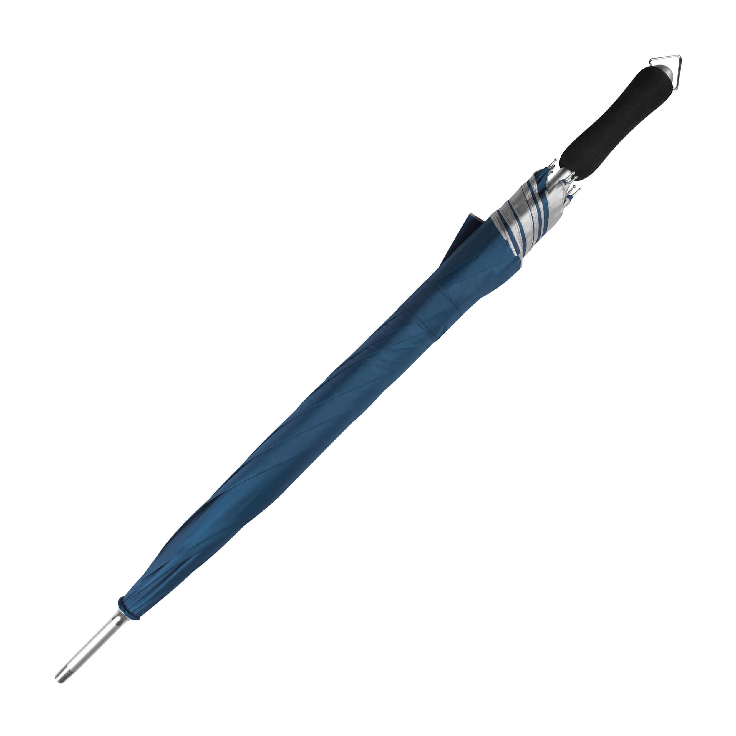 MA45202-44Automatikschirm aus Polyester mit Aluminium Gestaenge und UV Schutz_ dunkelblau