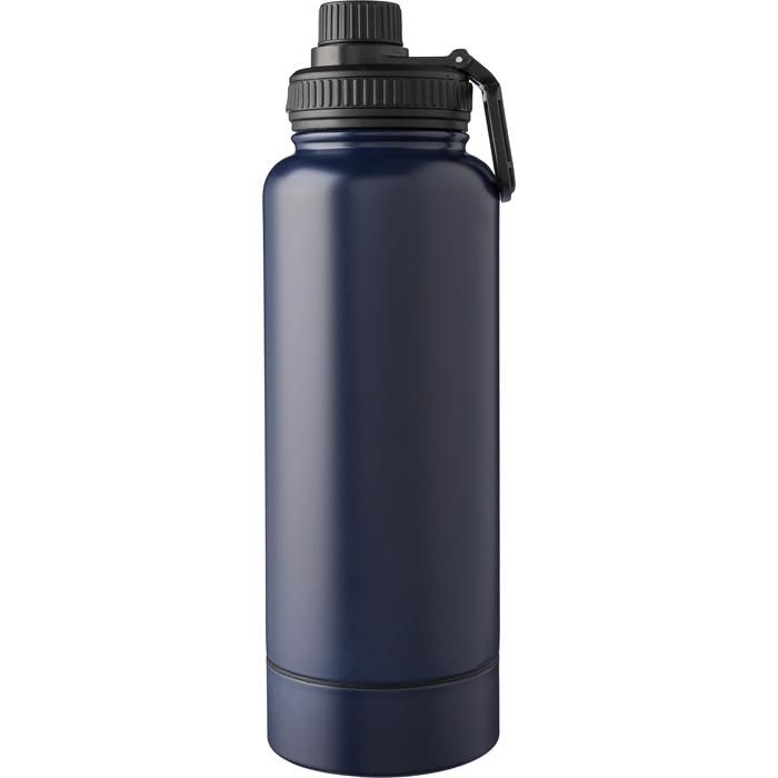 GI1171142-02Doppelwandige Edelstahl-Trinkflasche 1000 ml Nathaniel_ weiss