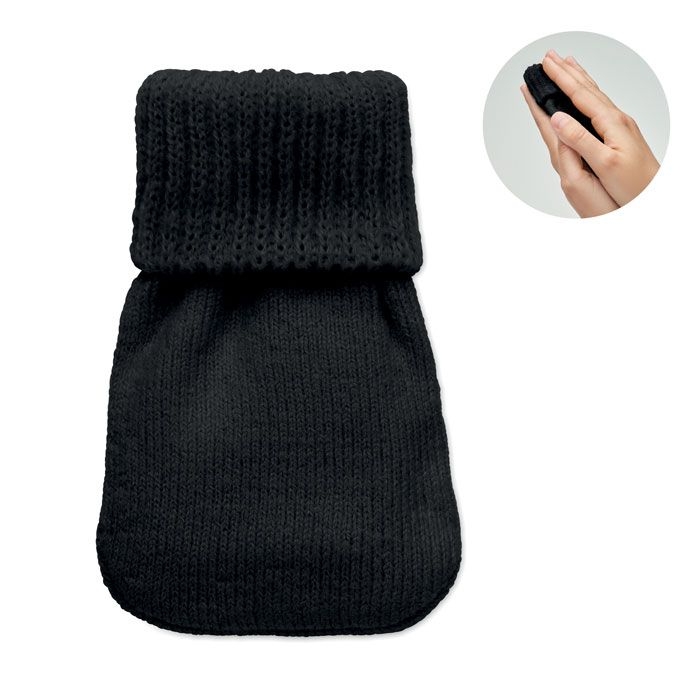 MO2667-03Warmmuff Gel-Waermekissen mit Bezug_ schwarz
