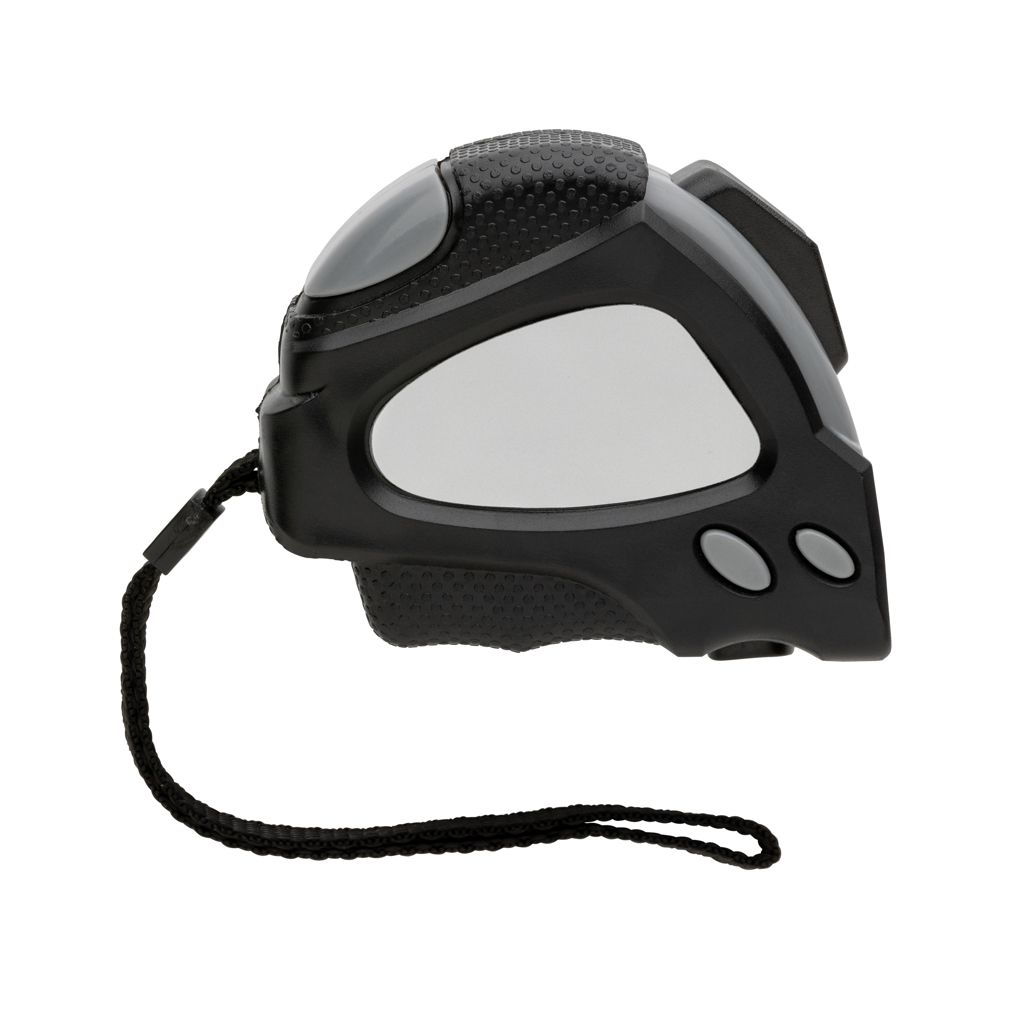 XDP112.17-1Auto-Stop-Massband aus recyceltem Kunststoff_ 5m_19mm_ schwarz