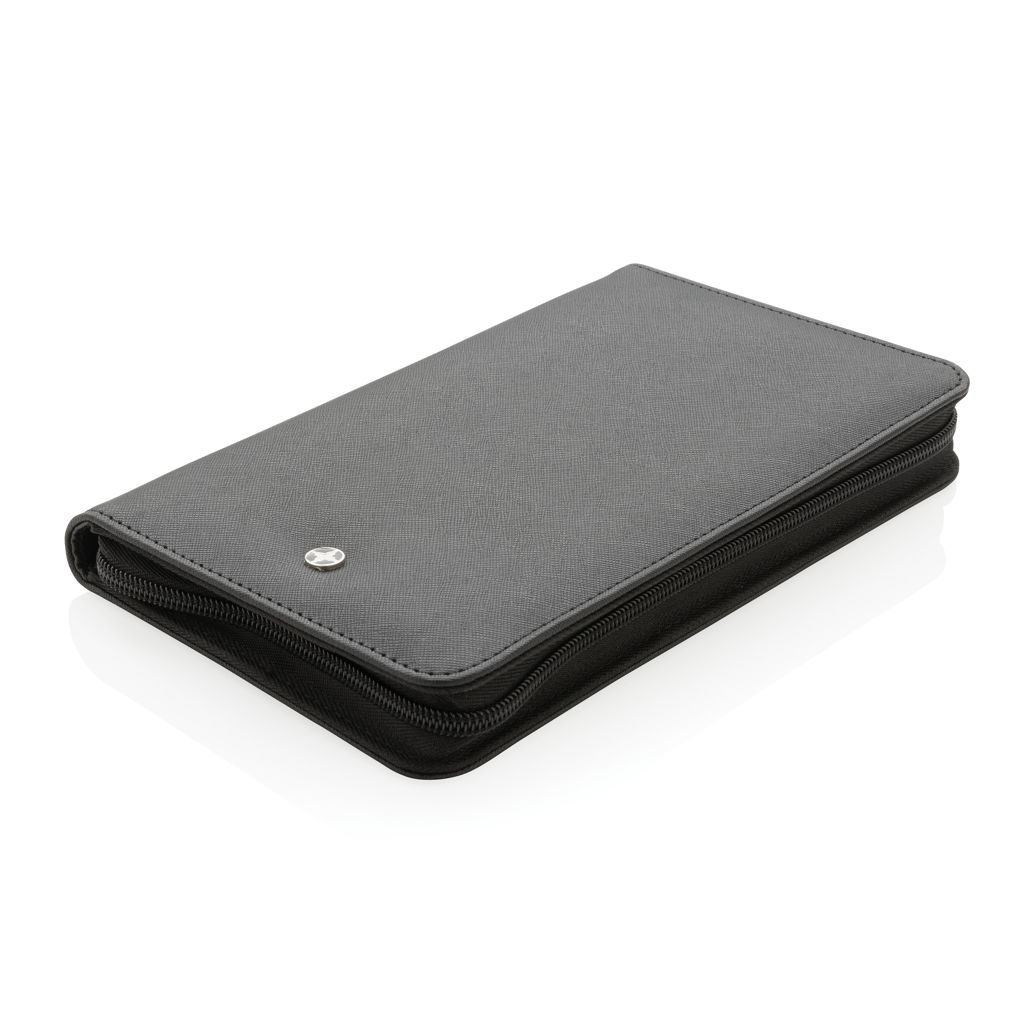 XDP820.34-1Swiss Peak Heritage RCS rPU RFID Travel Wallet_ schwarz