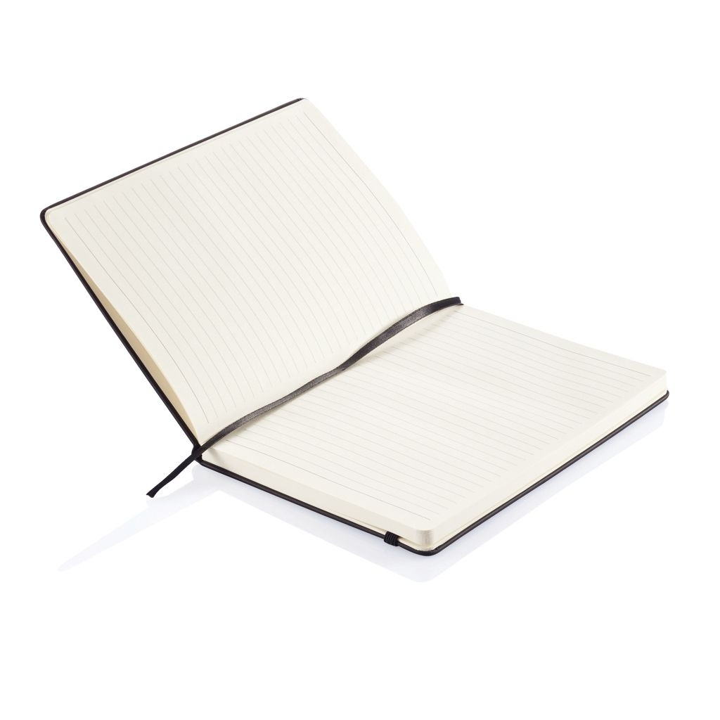 XDP773.42-1Deluxe Hardcover PU A5 Notizbuch_ schwarz