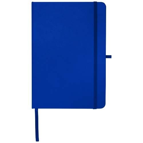 PF106013-4Teak A5 Hardcover Notizbuch_ liniert_ aus recyceltem Material_ royalblau