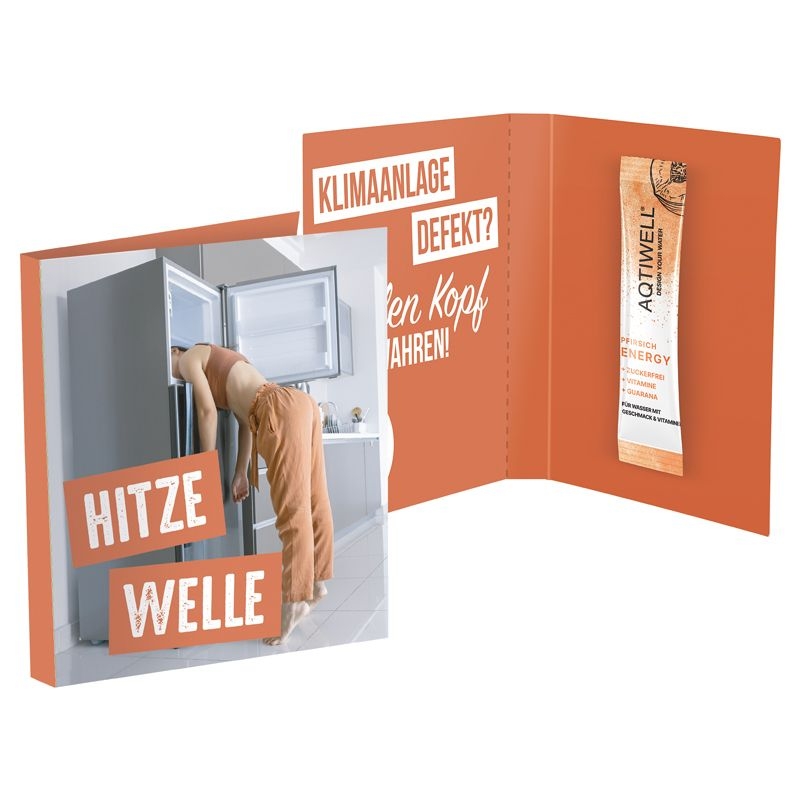 JG10172-1Werbekarte Midi Aqtiwell®_ Getraenkestick_ Pfirsich
