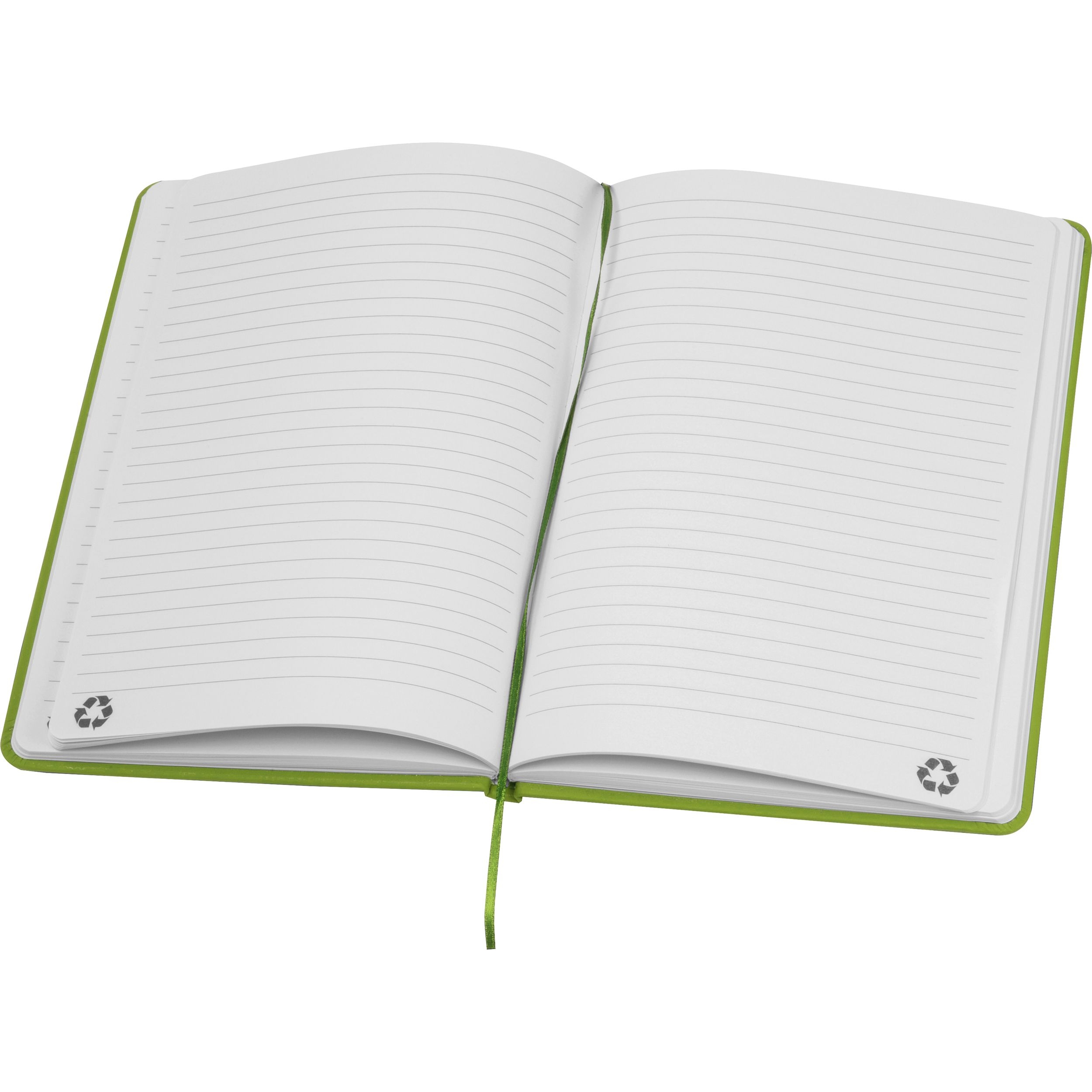 MA25261-29A5 Notizbuch aus recyceltem Papier DOMINIK_ apfelgruen