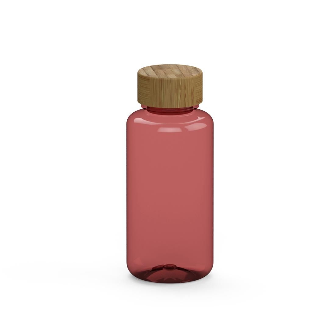 EL01247-4Trinkflasche _Natural_ 700 ml_ transparent-rot