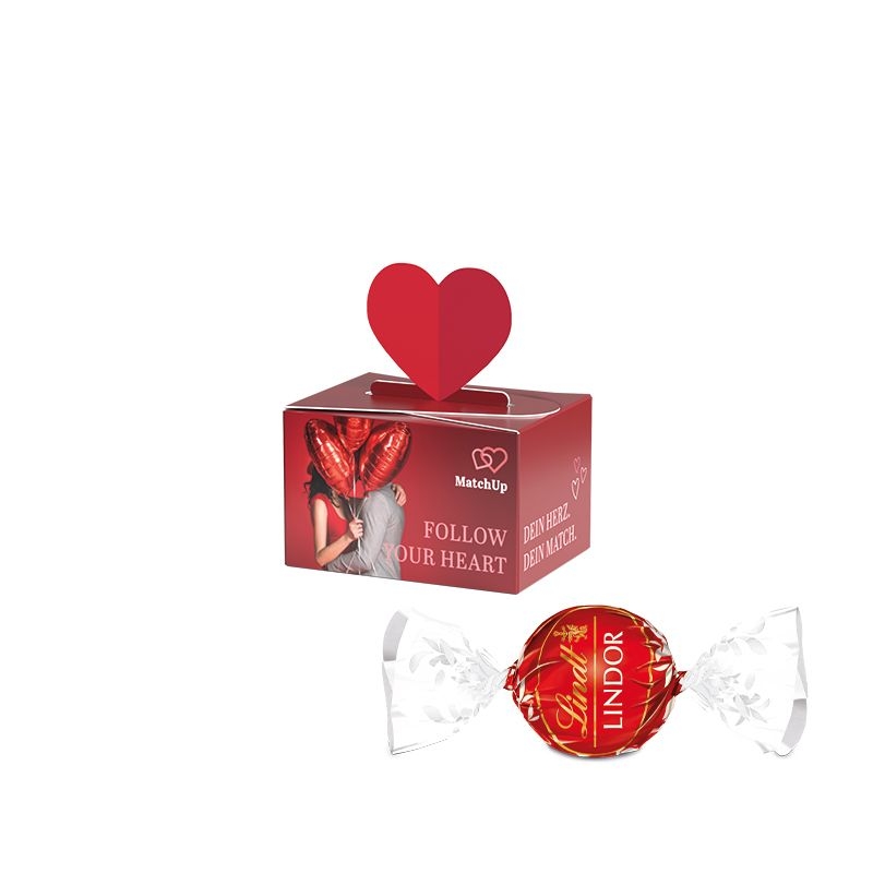 JG10183Geschenkbox Mini Herz LINDOR