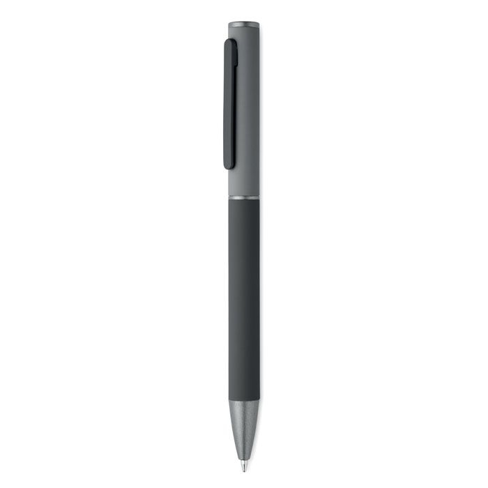 MO3174-03Fillan Drehkugelschreiber recy. Alu_ schwarz