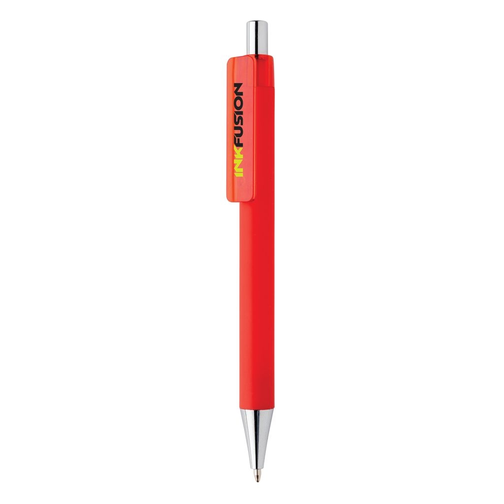 XDP610.70-4X8 Stift mit Smooth-Touch aus RCS recyceltem ABS_ rot