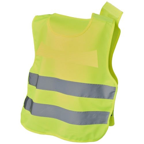 PF122023-1RFX™ Marie XS Sicherheitsweste mit Klettverschluss fuer Kinder von 7-12 Jahren_ neongelb
