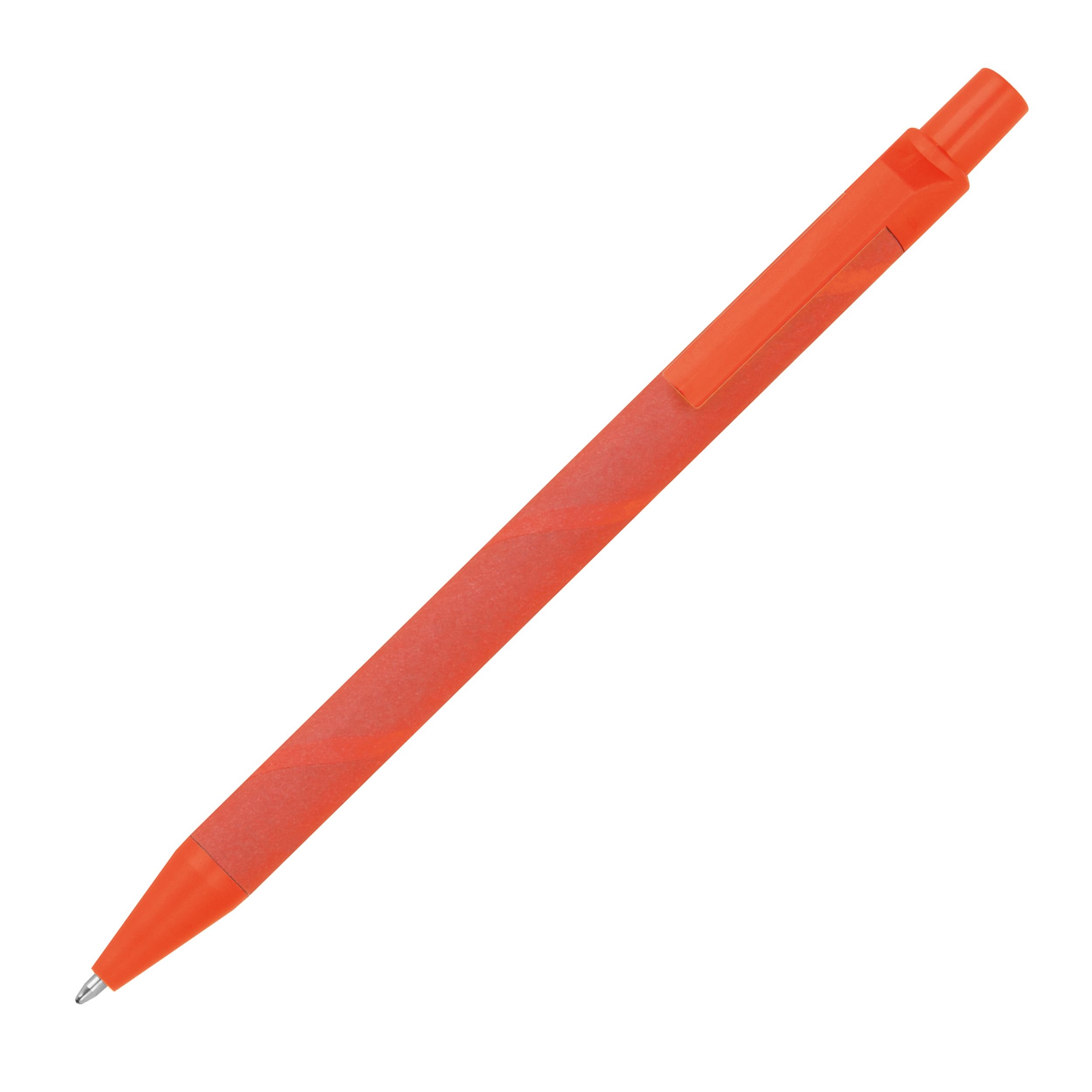 MA12565-05Kugelschreiber aus Papier und Mais_ rot