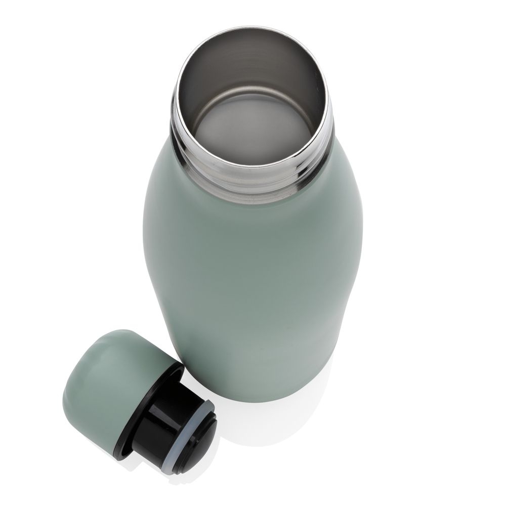 XDP436.46-7Einfarbige Vakuumisolierte Stainless Steel Flasche_ gruen