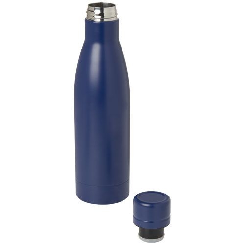 PF100736-3Vasa RCS-zertifizierte Kupfer-Vakuum Isolierflasche aus recyceltem Edelstahl_ 500 ml_ blau