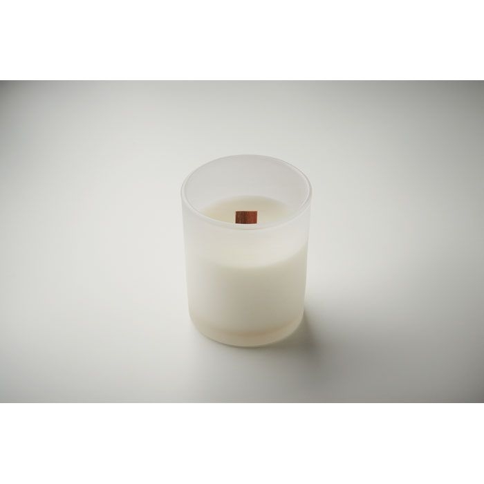 MO2708-06Kivas Wood Kerze aus Pflanzenwachs 80 g_ weiss