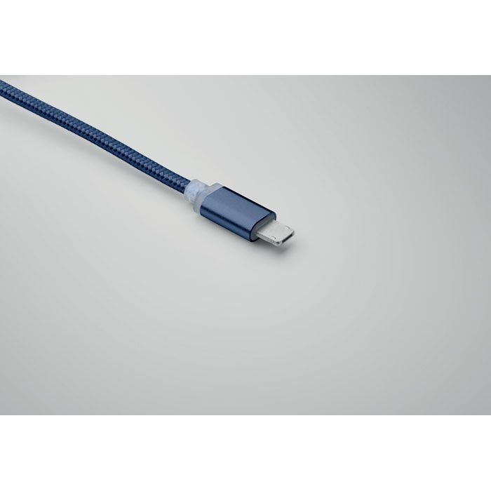 MO2141-85Blue 4in1 Ladekabel Typ C_ Marineblau