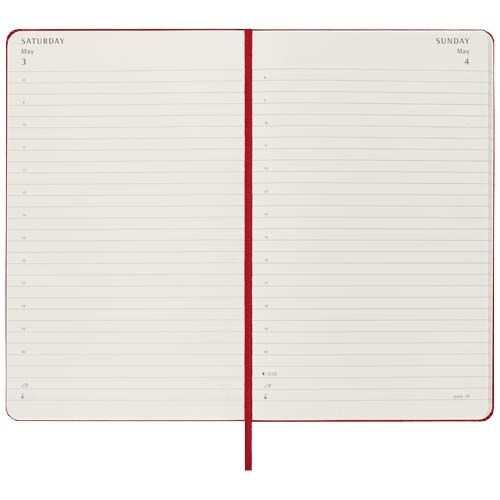 PF107753-2Moleskine Hardcover 12 Monate Tageskalender_ scharlachrot