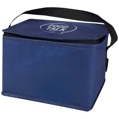 PF130082-3Spectrum Kuehltasche aus recyceltem GRS Non Woven fuer 6 Dosen 4 L_ royalblau