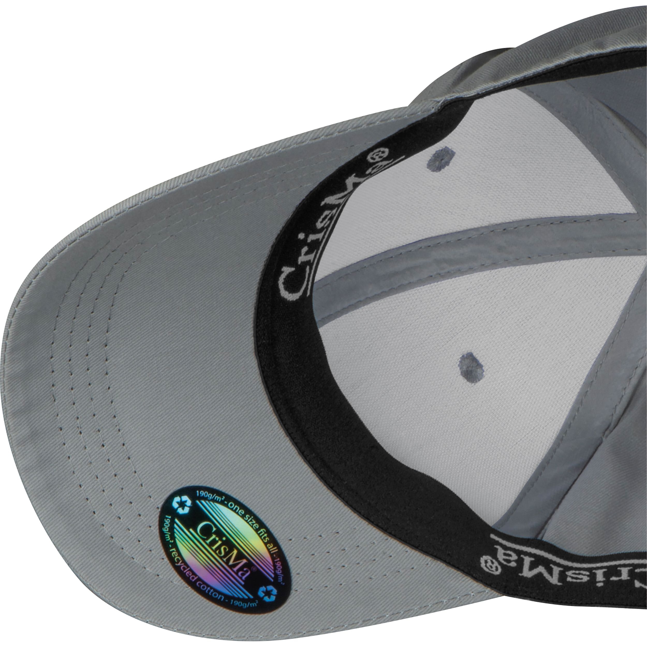 MA53797-07CrisMa Baseballcap aus recycelter Baumwolle_ silbergrau