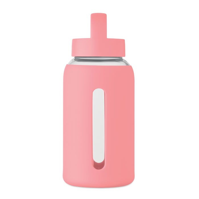 MO2912-11Boris Flasche Borosilikatglas 600ml_ babyrosa
