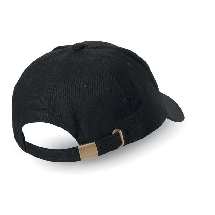 KC1464-03Natupro Baseball Kappe 6 Panels_ Schwarz