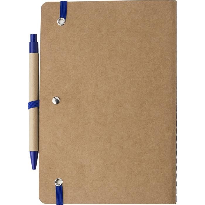 GI1015152-08Notizbuch aus recyceltem Karton _A5_ Theodore_ rot