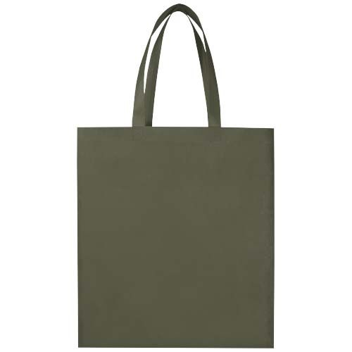 PF130106-5EcoSeal GRS-recycelte Nonwoven Tragetasche mit Zeitenfalten 12 L_ waldgruen