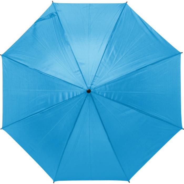 Automatik-Regenschirm aus Polyester Rachel, Hellblau