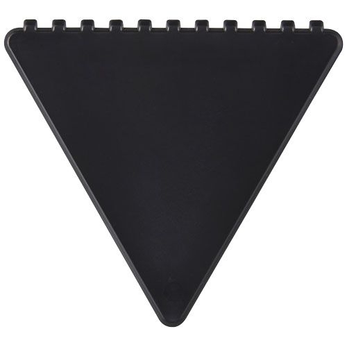 PF104252-3Frosty dreieckiger Eiskratzer aus recyceltem Kunststoff_ schwarz