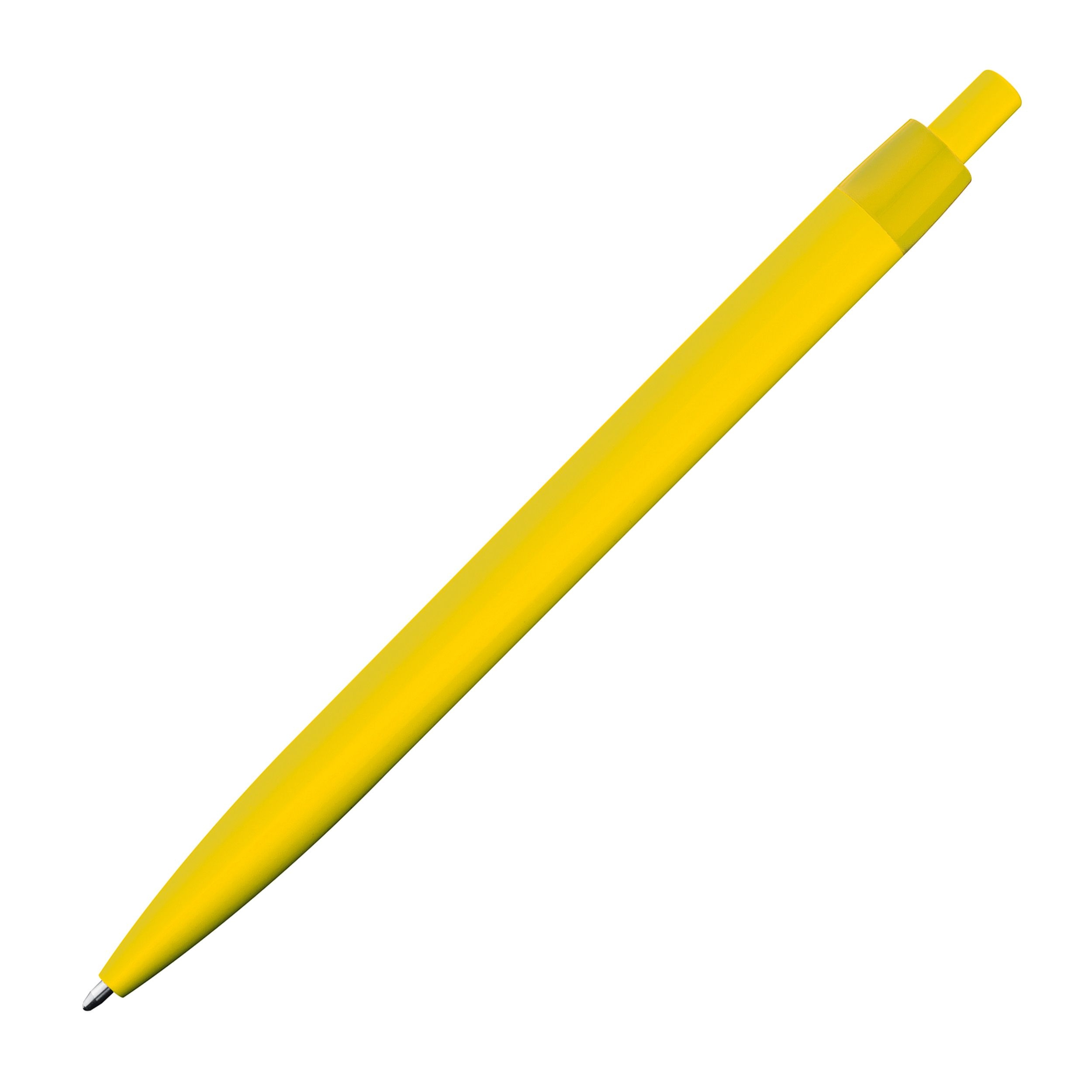 MA12618-08Kunststoffkugelschreiber_ gelb