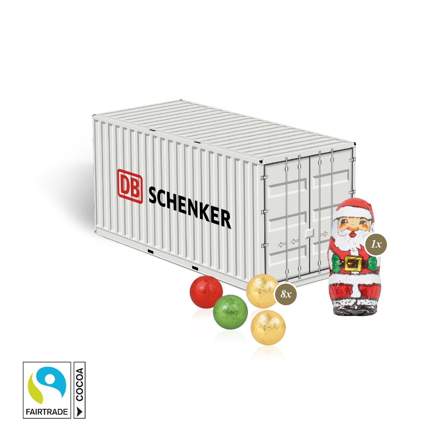 CD955553D Praesent _Container_ mit Fairtrade® Schokolade