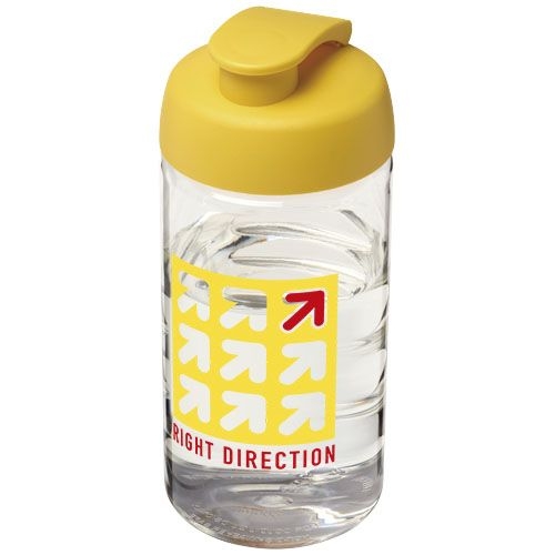 PF210050-11H2O Active® Bop 500 ml Sportflasche mit Klappdeckel_ transparent_gelb