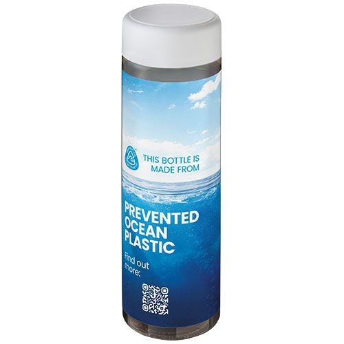 PF210485-2H2O Active® Eco Vibe 850 ml Wasserflasche mit Drehdeckel_ kohle_weiss