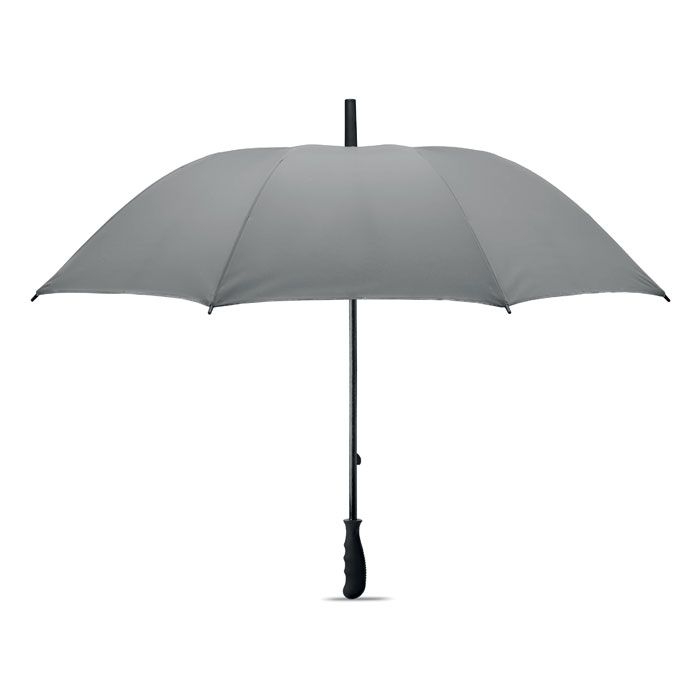 MO6132-16Visibrella Reflektierender Regenschirm_ mattsilber