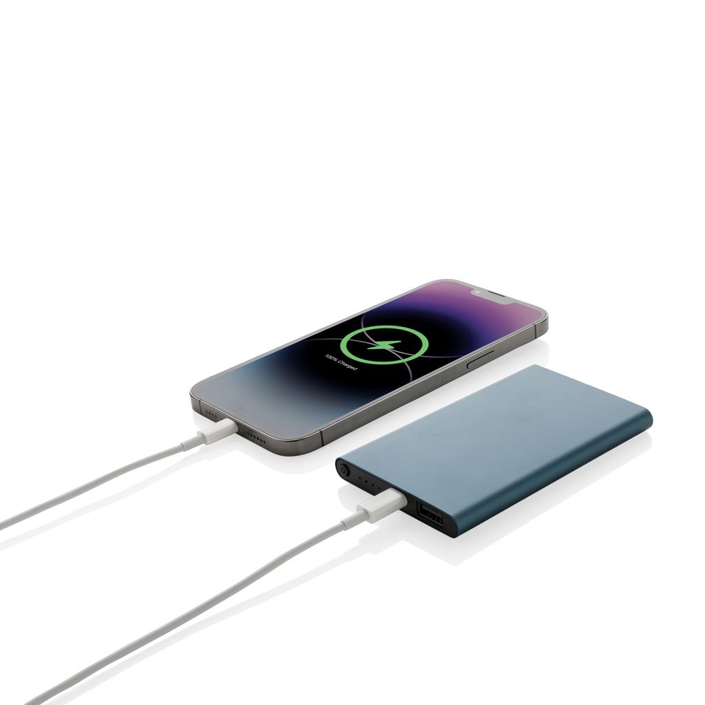 XDP322_42-54.000mAh Type-C Powerbank aus RCS recyeltem ABS _ Aluminium_ blau