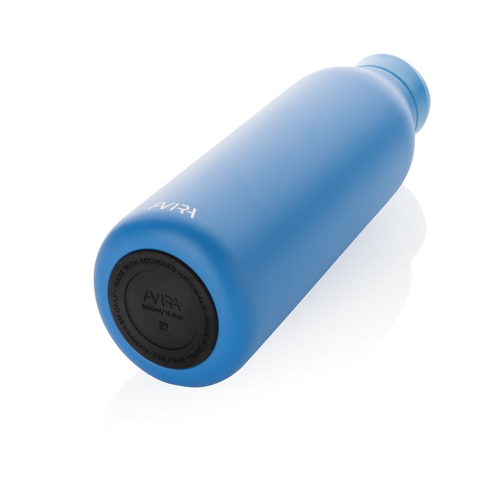 XDP438.00-5Avira Avior RCS recycelte Stainless-Steel Flasche 500ml_ blau