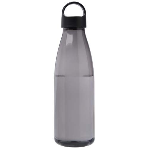 PF100835-7Bergen Trinkflasche aus recyceltem Kunststoff 800 ml_ schwarz