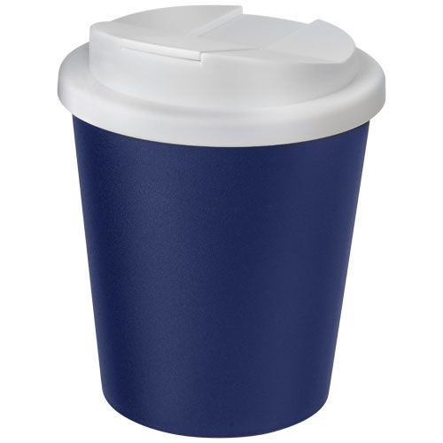 PF210699-8Americano® Espresso 250 ml Isolierbecher mit auslaufsicherem Schraubverschluss_ blau_weiss PF210699-8Americano® Espresso 250 ml Isolierbecher mit auslaufsicherem Schraubverschluss_ blau_weiss