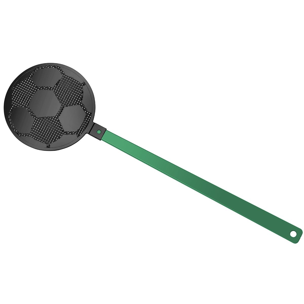 HE8410-2-6Fliegenklatsche _Fussball_ gruen_ schwarz HE8410-2-6Fliegenklatsche _Fussball_ gruen_ schwarz